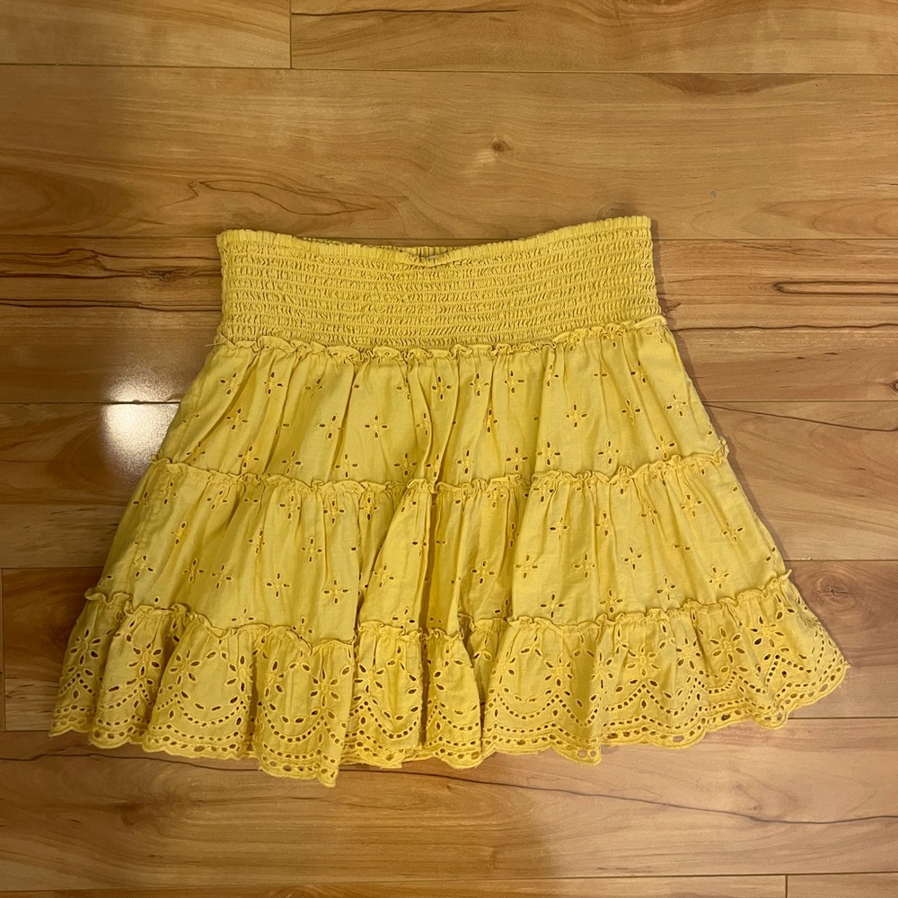 American Eagle yellow skirt - small